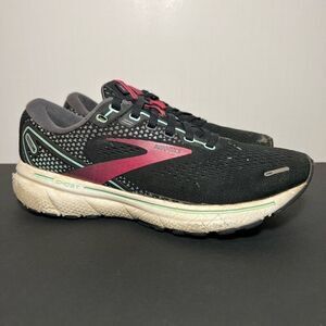 Womens BROOKS Ghost 14 Black Athletic Shoes / Size 7